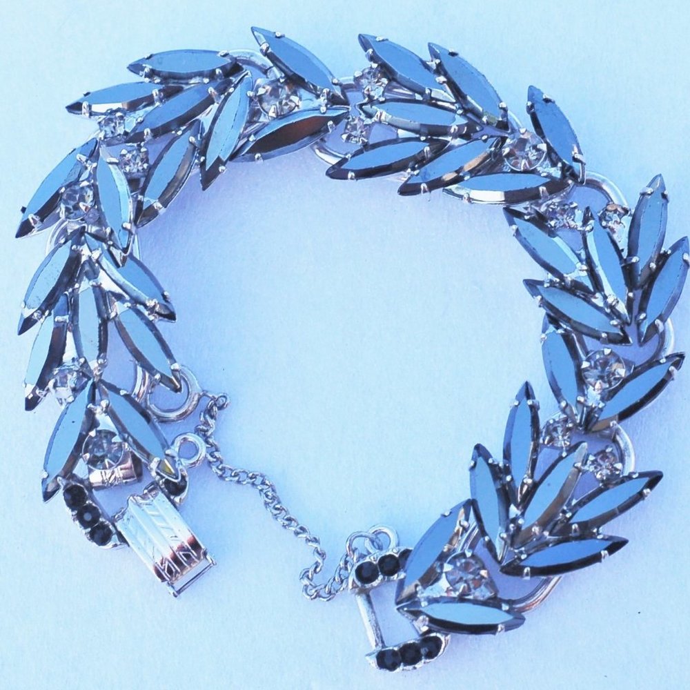 Juliana D&E Hematite Rhinestone Bracelet